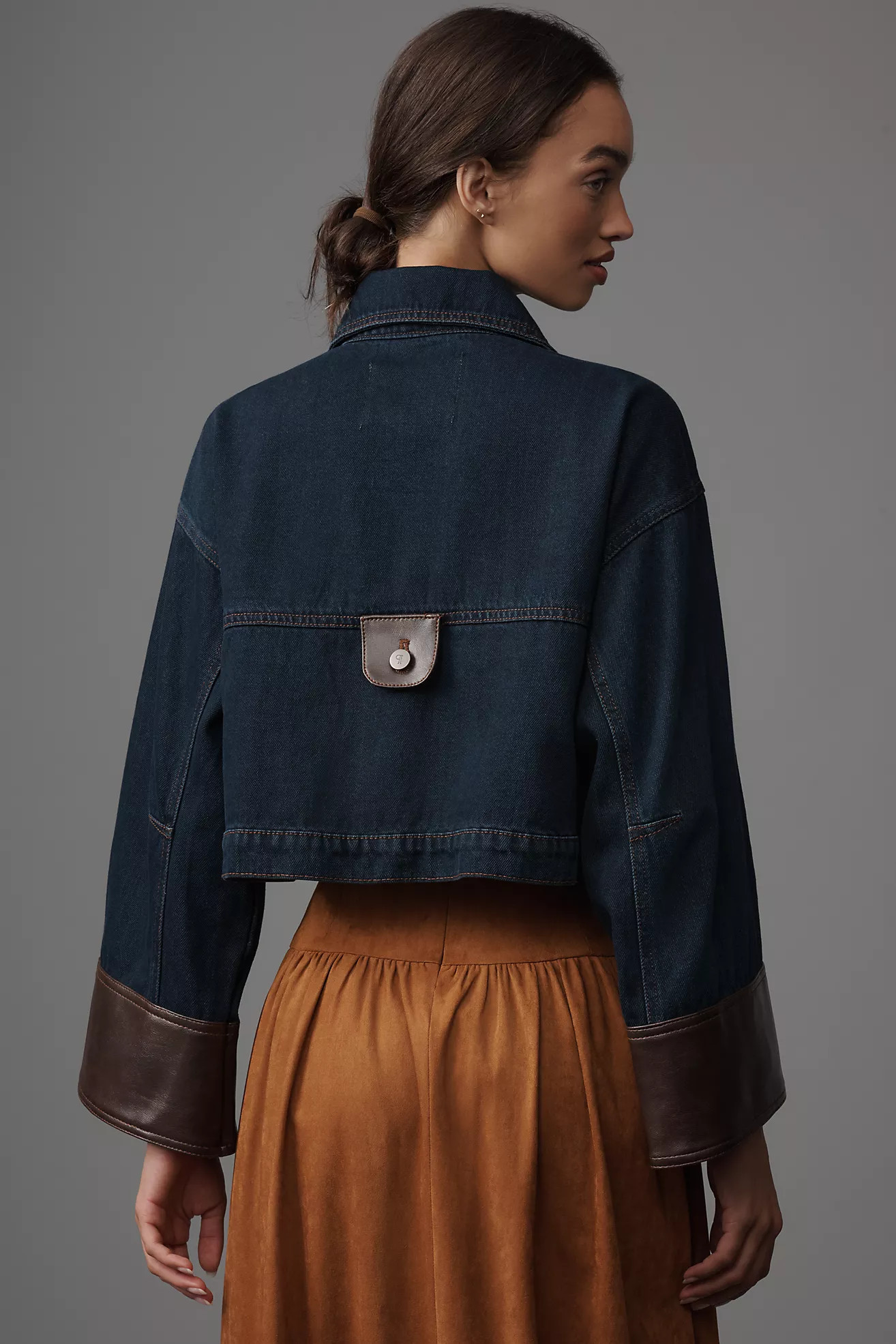 Pilcro Cropped Denim Jacket | Anthropologie (US)