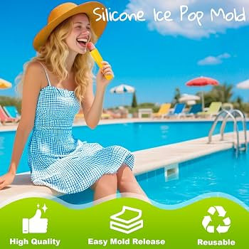 RAINFLOW 8 PCS Silicone Popsicle Molds - Reusable Popsicle Maker with Lids,Leak Proof Pop Tubes,F... | Amazon (US)