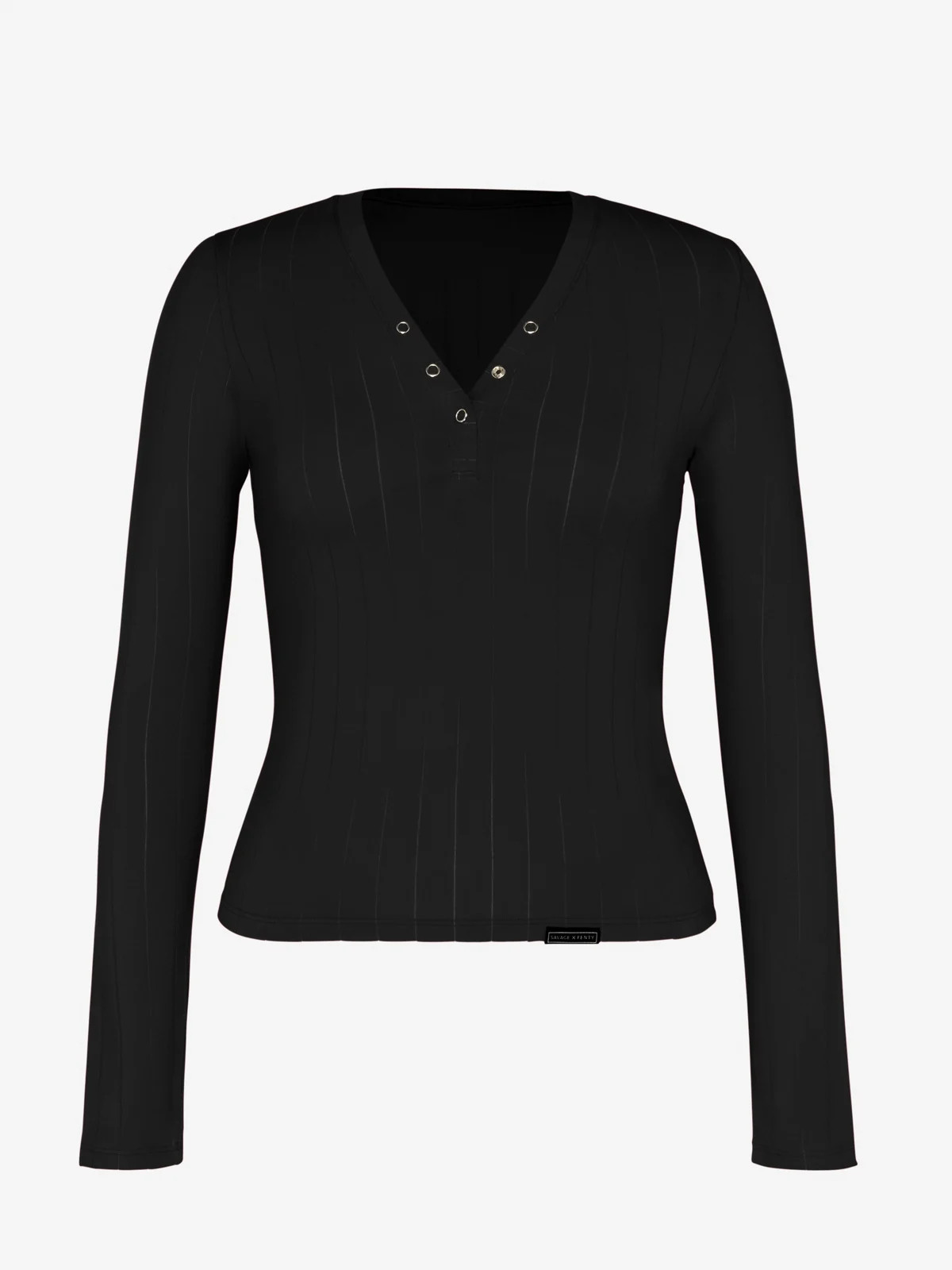 Sleek Stitch Modal Sleep Henley | Savage x Fenty - North America