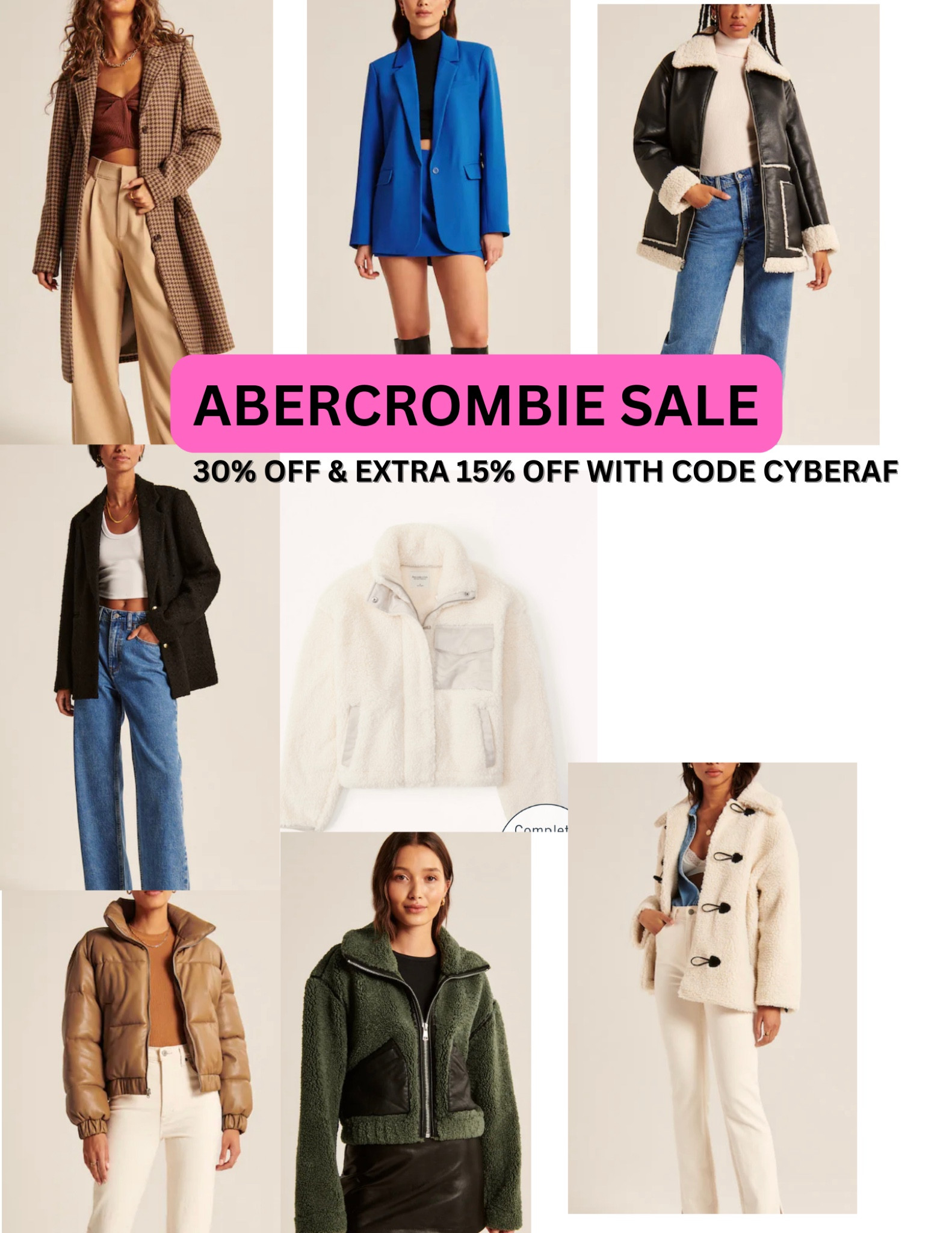 Abercrombie jackets on sale for Black Friday 

#LTKGiftGuide #LTKSeasonal #LTKHoliday