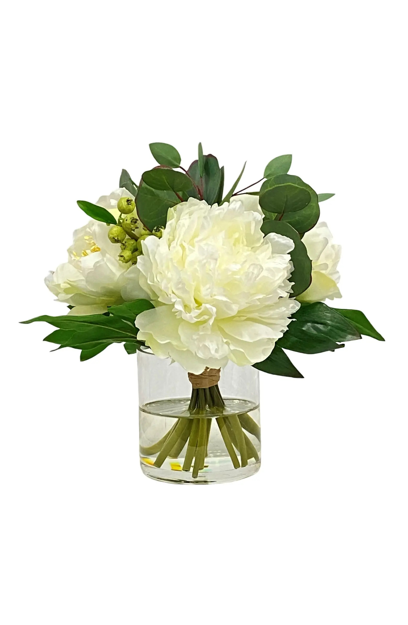 Peony And Eucalyptus In Cylinder | Nordstrom