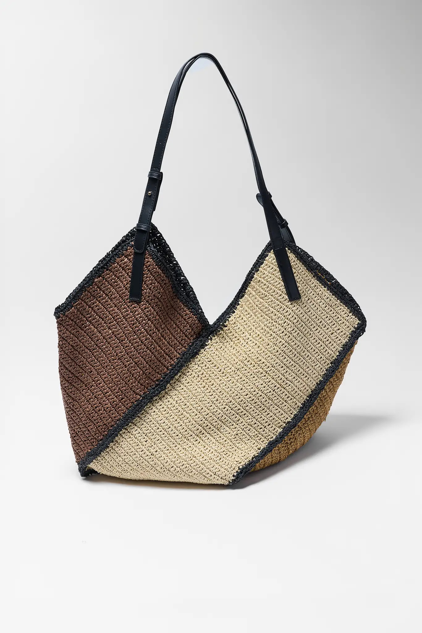 Brown Woven Tote Bag | Avara