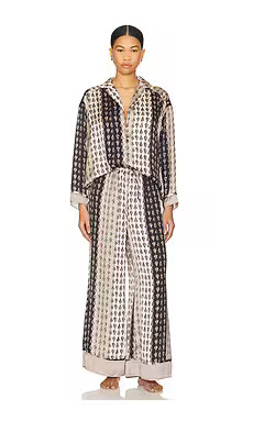 Free People x Intimately FP Dreamy Days Pajama Set In Neutral Combo from Revolve.com | Revolve Clothing (Global)