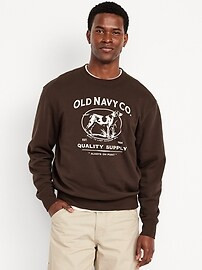 Oversized Essential Logo-Graphic Sweatshirt | Old Navy (CA)