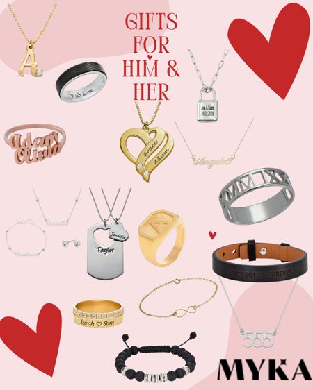 Gifts for him & gifts for her personalized from Myka! Perfect for Valentine’s Day 💖

#LTKSeasonal #LTKGiftGuide #LTKmens