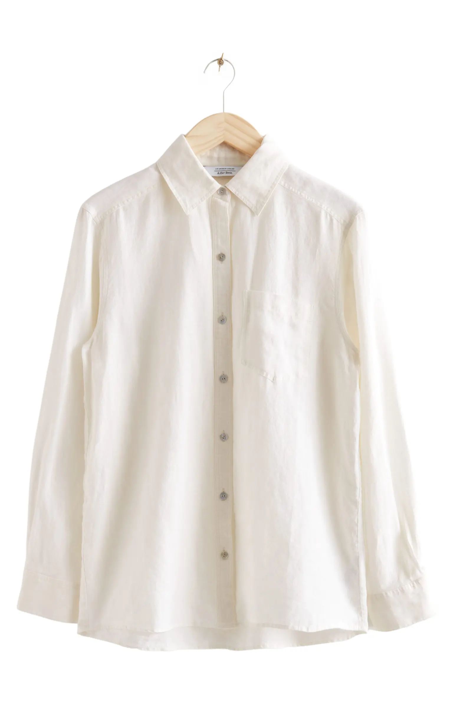 Oversize Linen Shirt | Nordstrom
