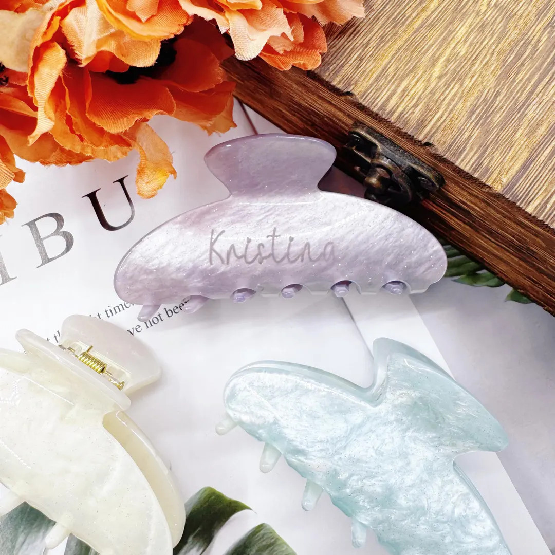 Customized Hair Claw,bridesmaid Gift,wedding Gift,large Hair Claw Clips,bride Shower Gift,bachelo... | Etsy (US)