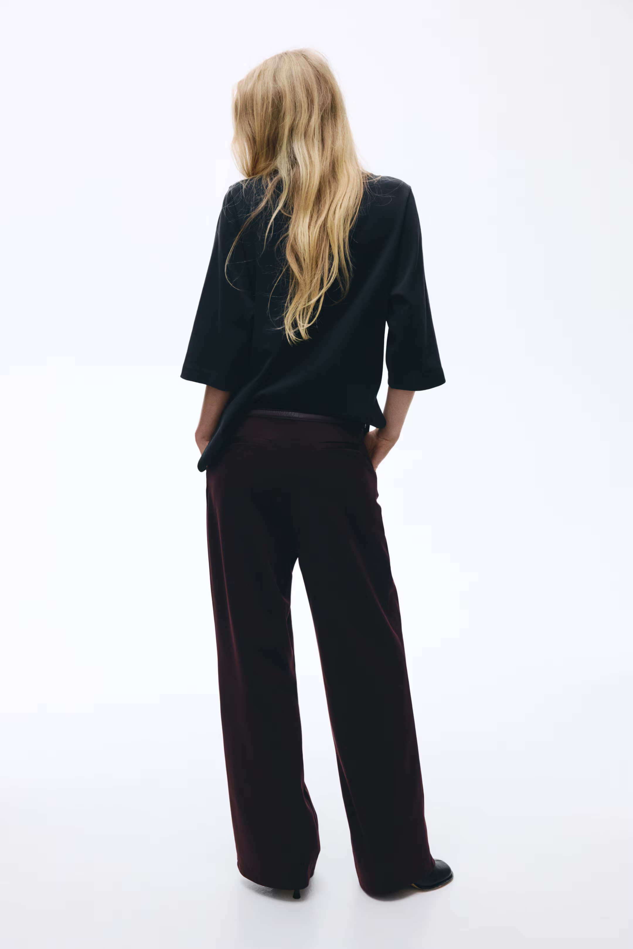 Belted twill trousers | H&M (UK, MY, IN, SG, PH, TW, HK)