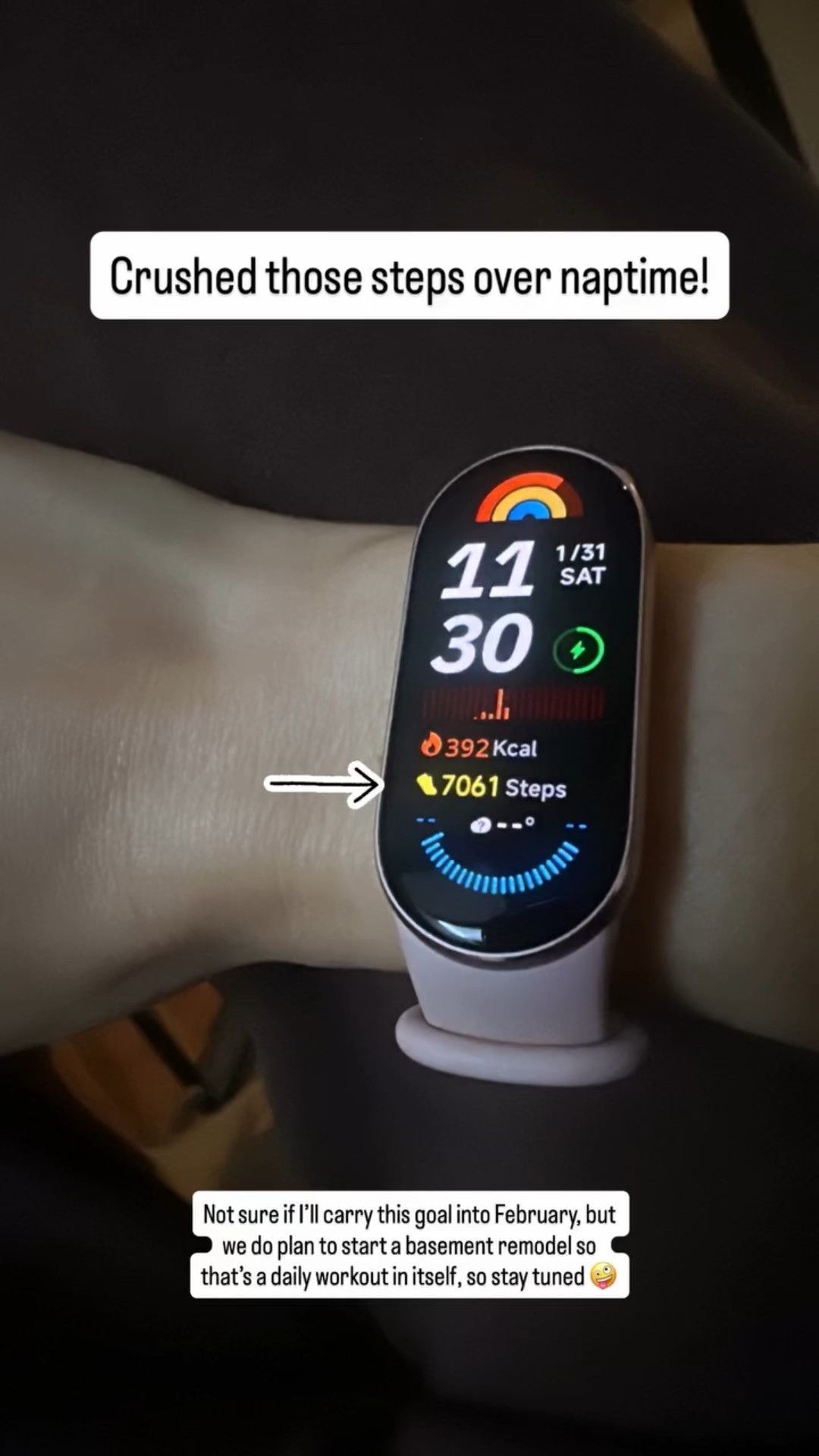 Crushed those steps over naptime! Not sure if I’ll carry this goal into February, but we do plan to start a basement remodel so that’s a daily workout in itself, so stay tuned 🤪

#LTKfitnessgoals #LTKActive #LTKdayinmylife