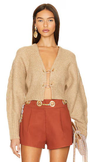 Casella Cardigan in Champagne Melange | Revolve Clothing (Global)
