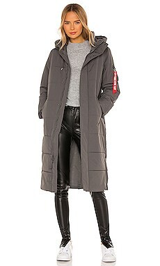 ALPHA INDUSTRIES Sierra Primaloft Parka in Gunmetal from Revolve.com | Revolve Clothing (Global)