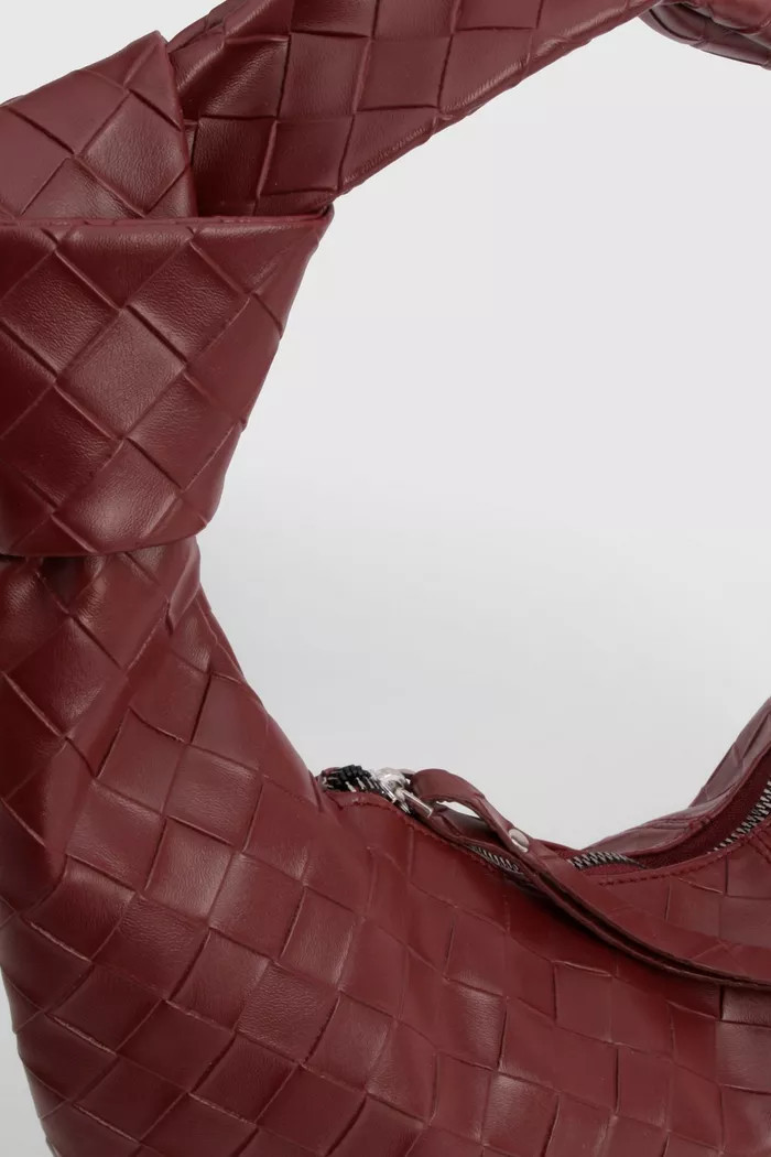 Woven Knot Handle Shoulder Bag | Boohoo.com (UK & IE)