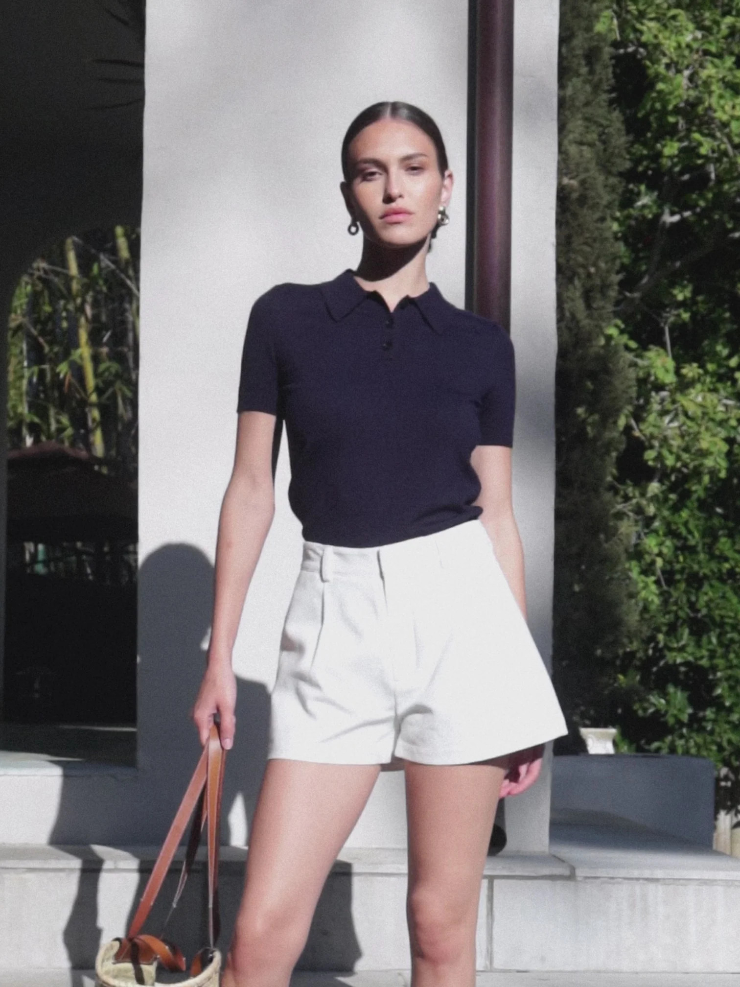 Collared Short Sleeve Sweater | Endless Rose