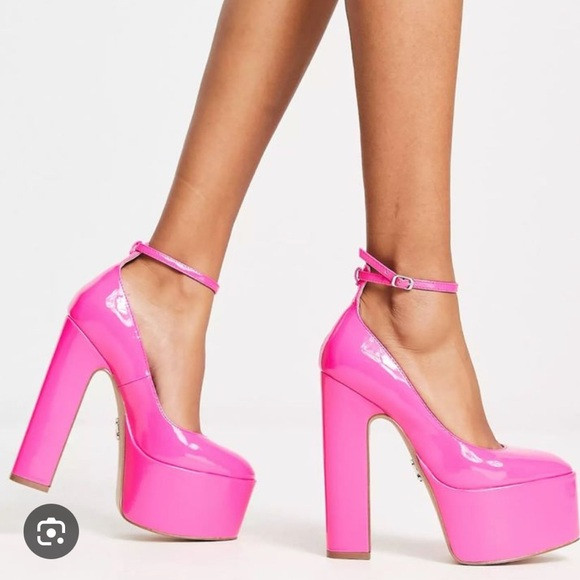 Steve Madden skyrise pink platforms heels 6,5 womens | Poshmark