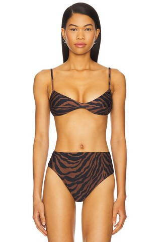 HAIGHT. Monica Bikini Top in Tiger from Revolve.com | Revolve Clothing (Global)