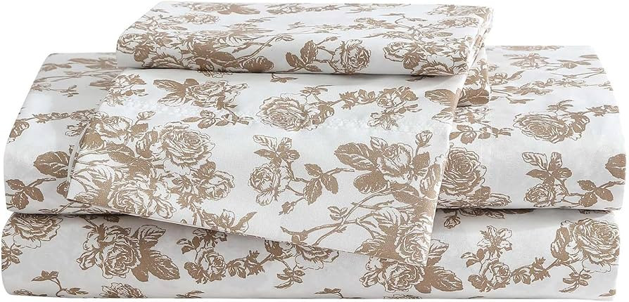 Betsey Johnson - King Sheet Set, Soft & Lightweight Bedding, Fade & Wrinkle Resistant (Garden Toi... | Amazon (US)