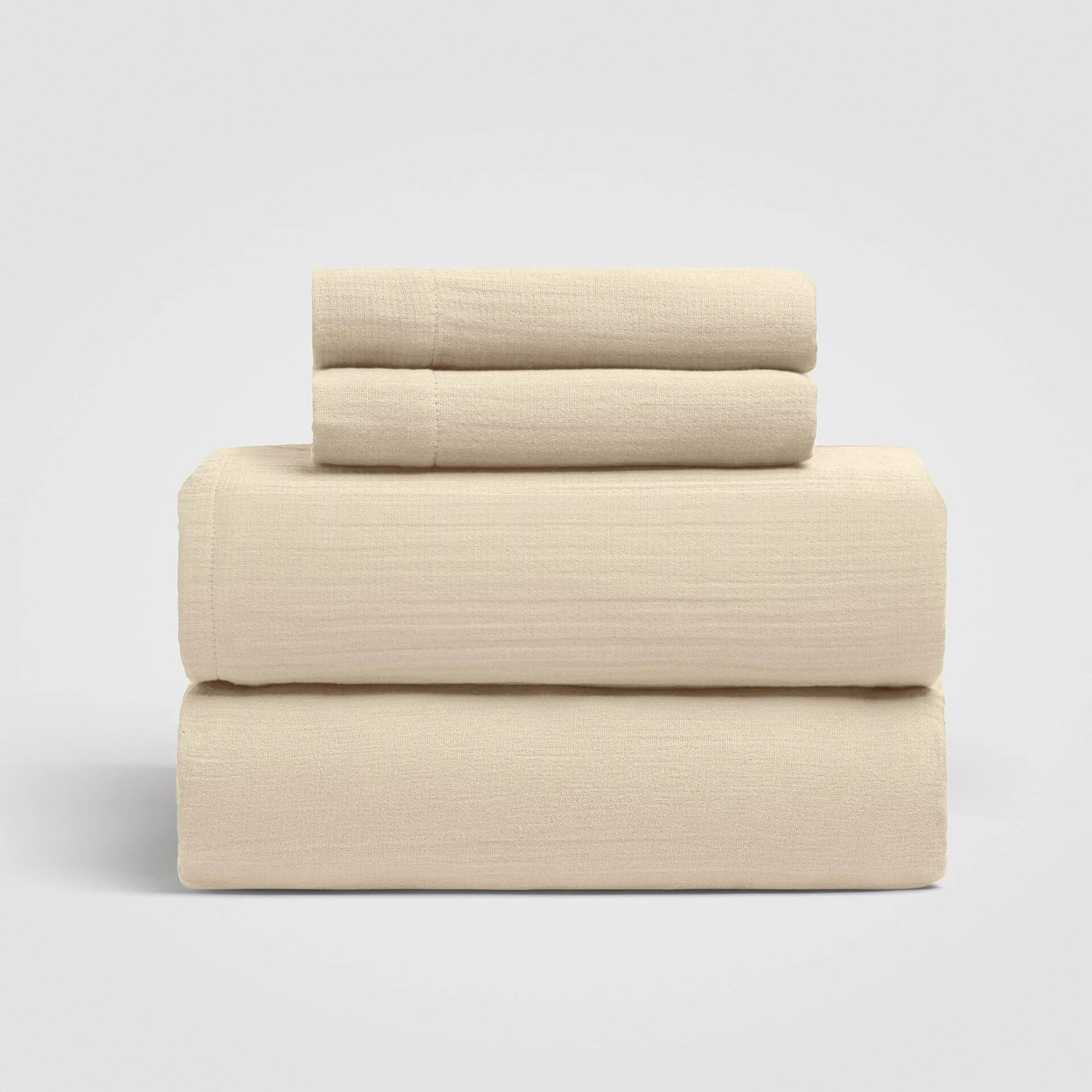 Crane Home Dune 4 Piece Queen Sheet Set, Cream | Ashley