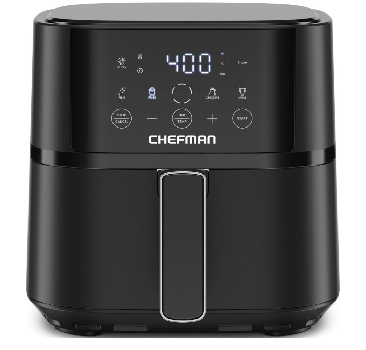 Chefman Air Fryer – 4 QT Compact Airfryer for Quick & Easy Meals in Minutes, Features Hi-Fry Technology for Extra Crisp, Touchscreen Controls with 4 Presets, Nonstick & Dishwasher Safe Basket - Black 

 #LTKGiftGuide #LTKHoliday #LTKSaleAlert