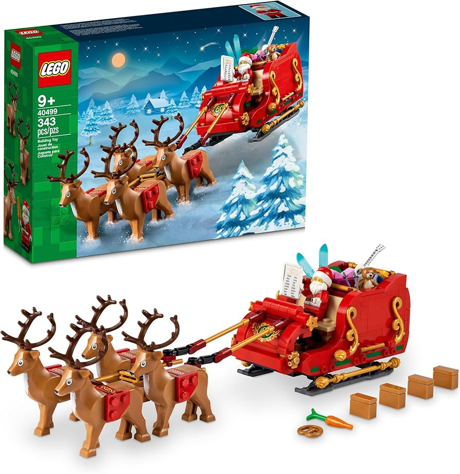 LEGO Santa’s Sleigh Christmas Toy Building Set for Kids Ages 9-13, Comes with a Santa Figurine ... | Amazon (US)