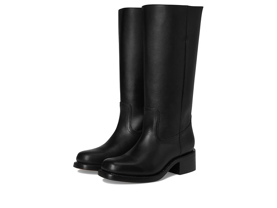 Frye Campus 14L Wide Calf Women's Boots Black : 6.5 B - Medium, Leather | Zappos