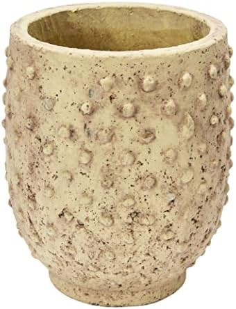 Creative Co-Op Sandstone Hobnail Planter, Distressed Finish | Amazon (US)