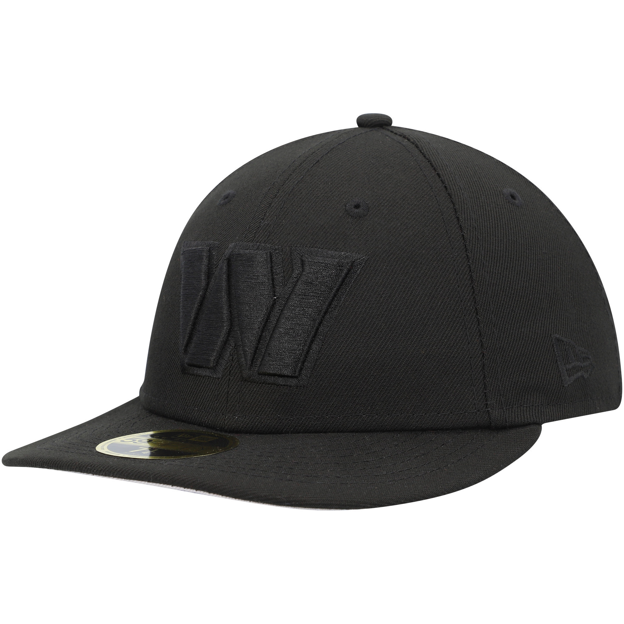Men's New Era Washington Commanders Black on Black II Low Profile 59FIFTY Fitted Hat | Fanatics