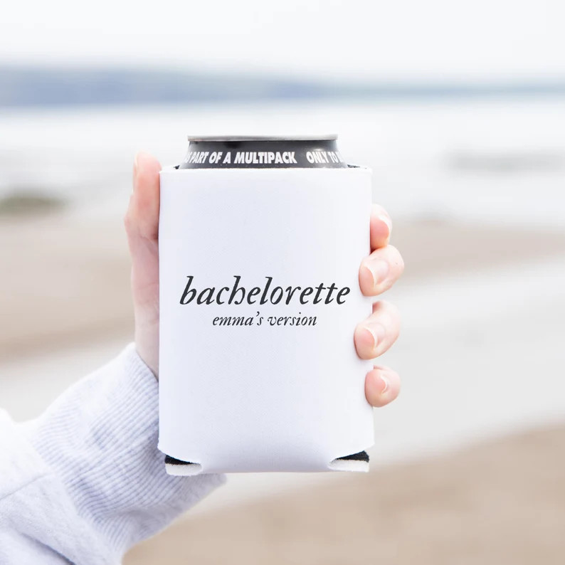 CUSTOM Bachelorette Taylor Swift Can Cooler- Swiftie Gift- Swiftie Can Cooler | Etsy (US)
