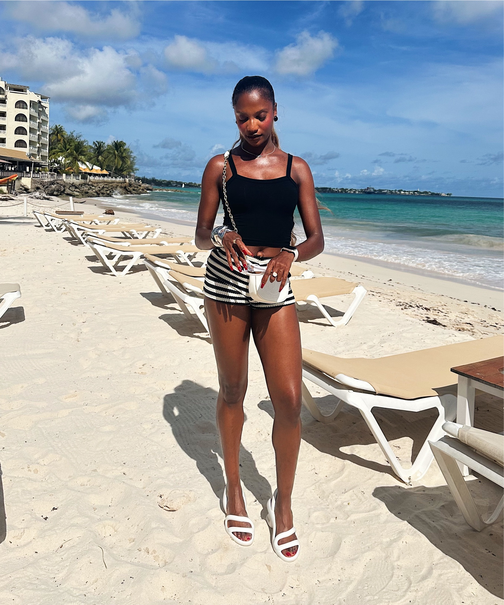 Beachside is the best side 🖤🤍

#LTKStyleTip #LTKShoeCrush #LTKSeasonal