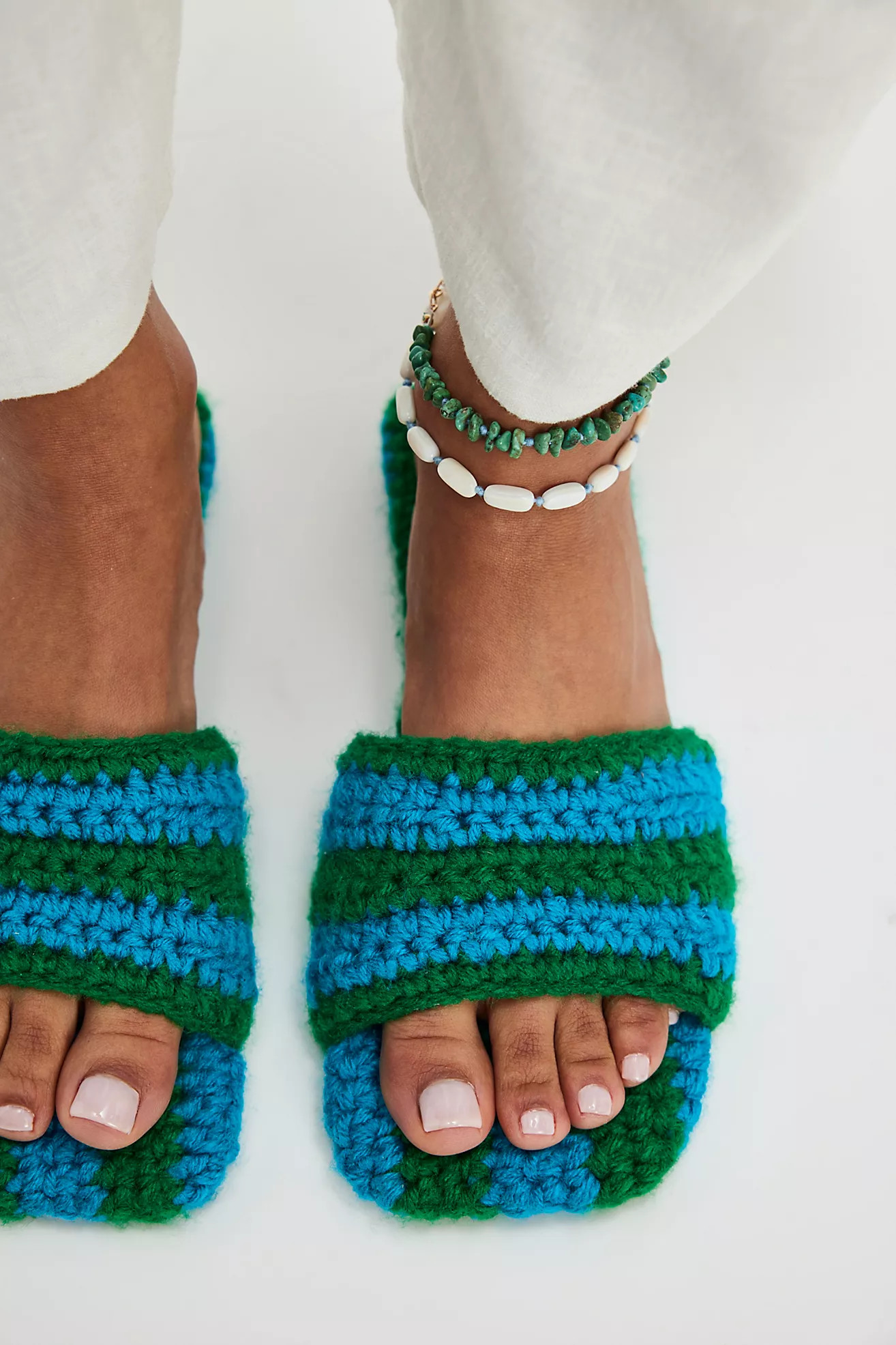 Show Your Stripes Hand Knitted Sandals | Free People (Global - UK&FR Excluded)