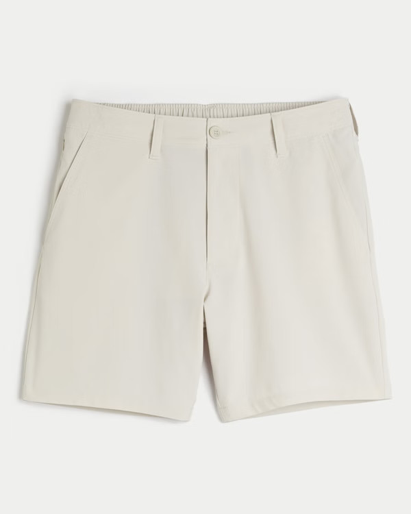 Men's Flex-Waist Hybrid Shorts 7" | Men's Clearance | HollisterCo.com | Hollister (US)