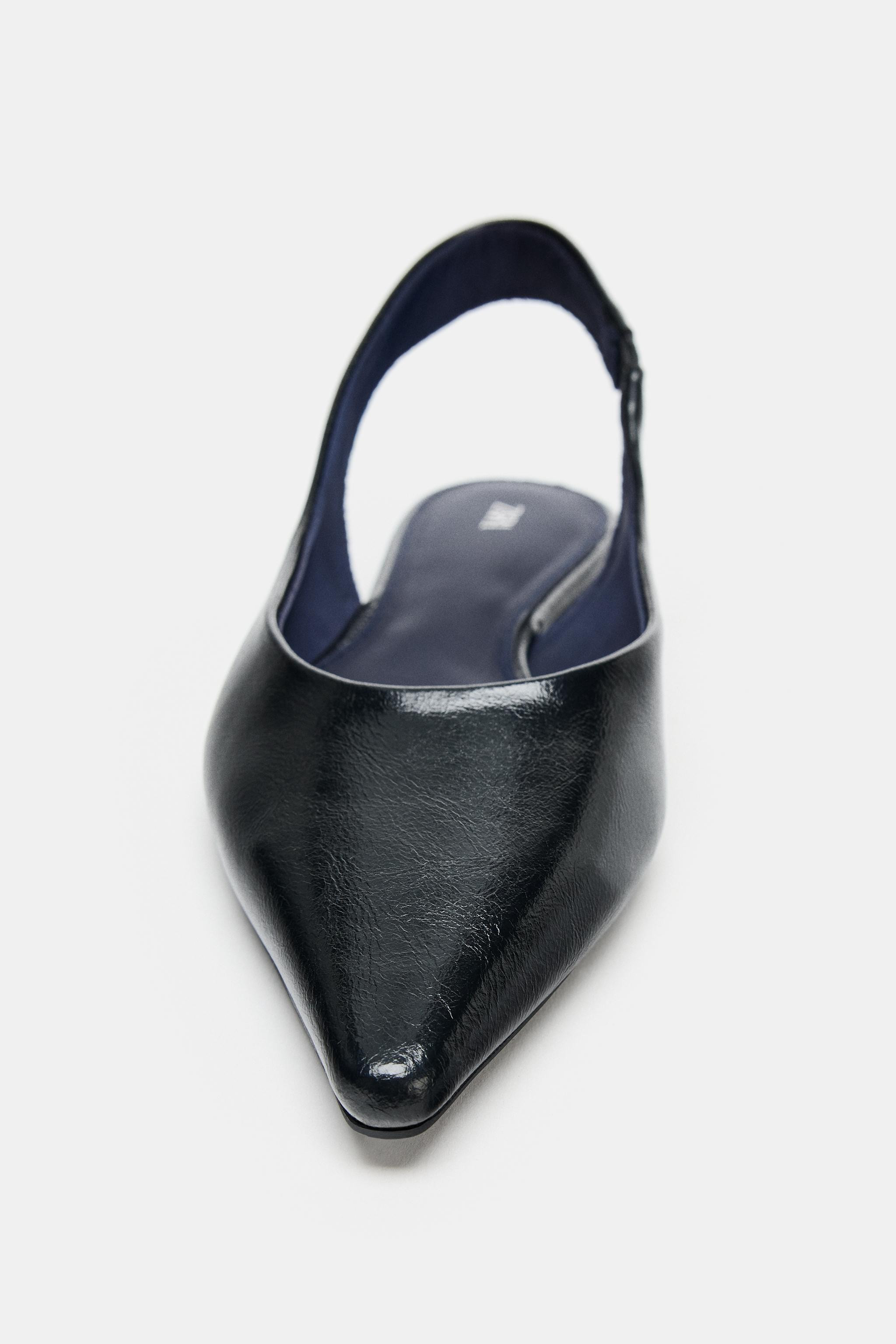 POINTED TOE SLINGBACK BALLET FLATS | Zara UK