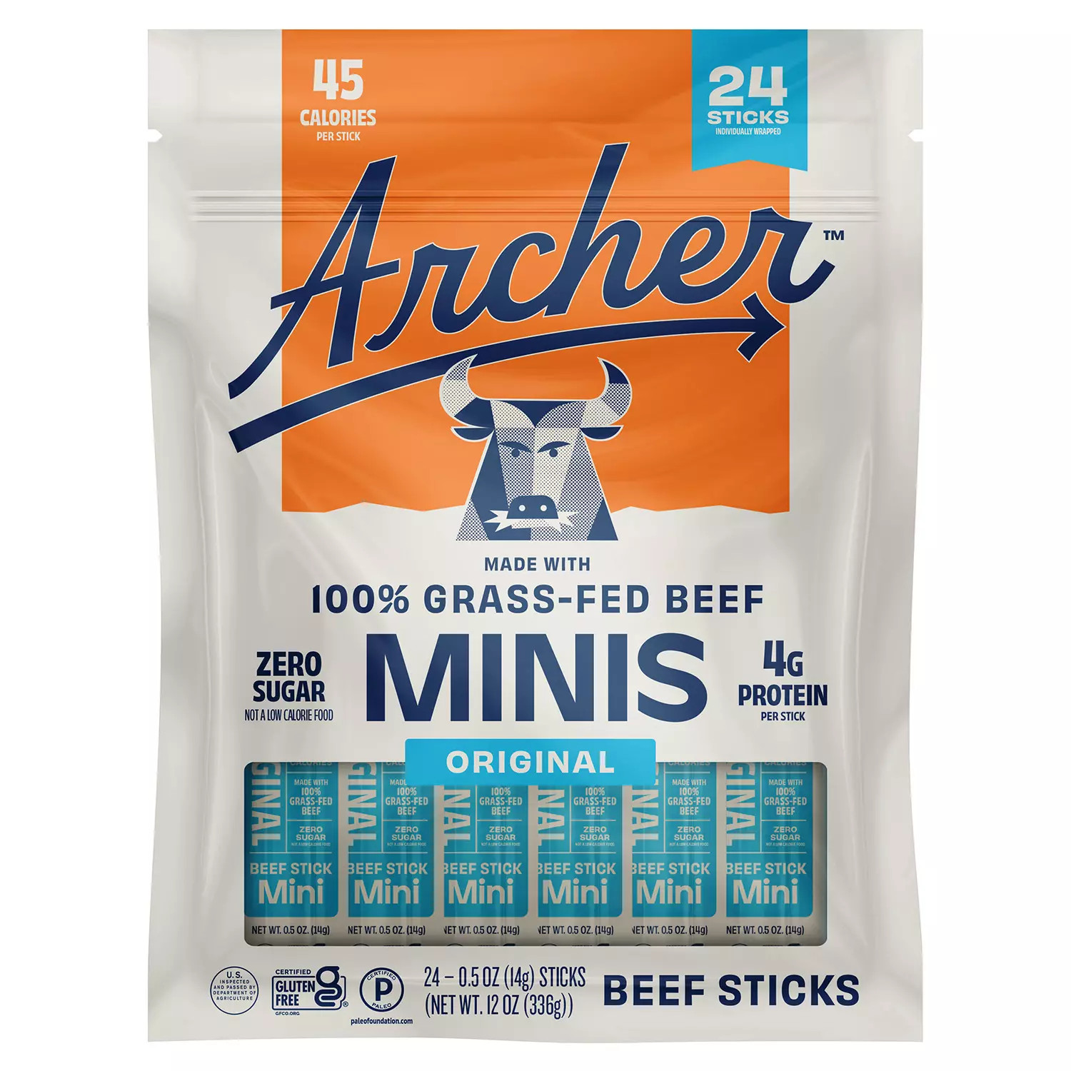 Country Archer Original Mini Beef Sticks, 0.5 oz, 24 pk. | Sam's Club