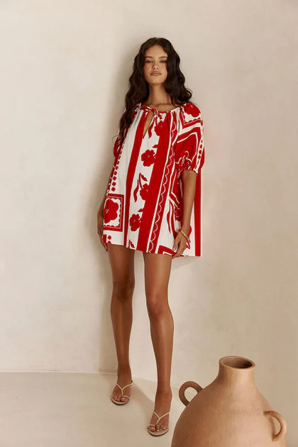 Kit Dress - Red Voyage | Sabo Skirt AU