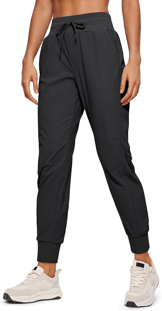 CRZ YOGA Athletic High Waisted Joggers for Women 27.5" - Lightweight Workout Travel Casual Outdoo... | Amazon (US)