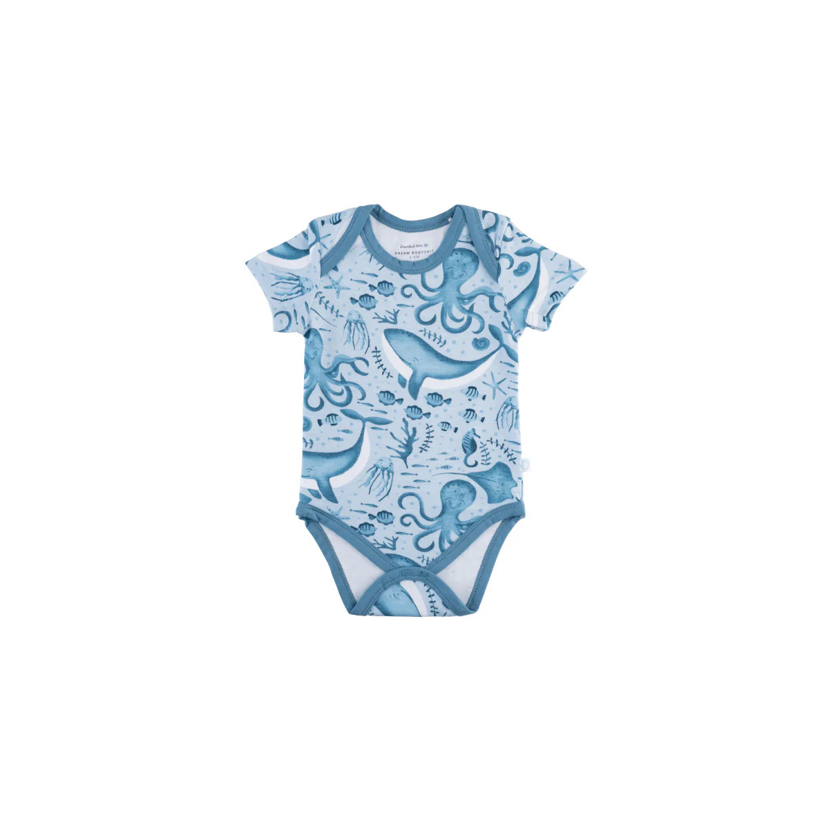 Baby Short-Sleeve Bamboo Bodysuit | Dreamland Baby