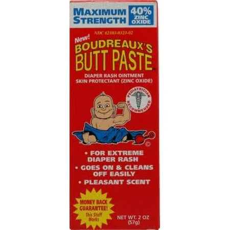 Boudreaux's Maximum Strength Butt Paste diaper rash ointment 2 oz (Pack of 2) | Walmart (US)