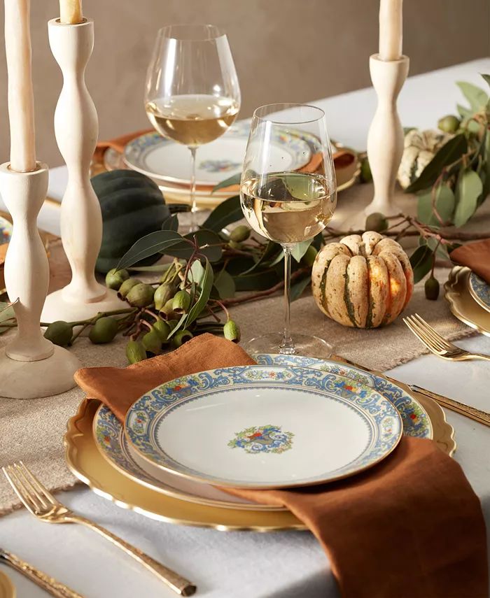 Autumn Dinner Plate Set, 4 Piece | Macys (US)
