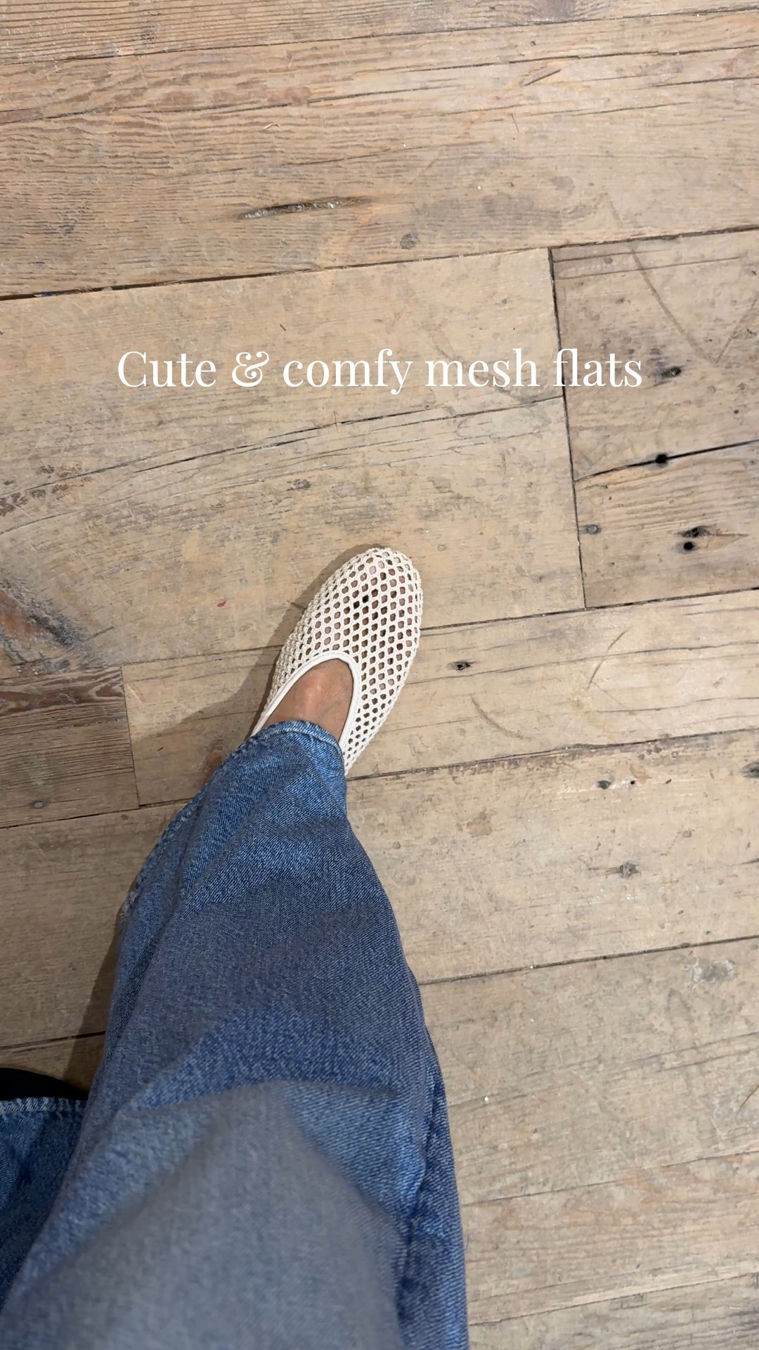 Spring outfit. Spring shoes. Spring break. Vacation  Ballet flats. Mesh flats. Mesh shoes. 
These are even cuter in person. Comfy and seem to be good quality for a delicate shoe. 
True to size. 
Footbed seems a bit cushiony. 
Also comes in red and dark brown. 


#LTKTravel #LTKOver40