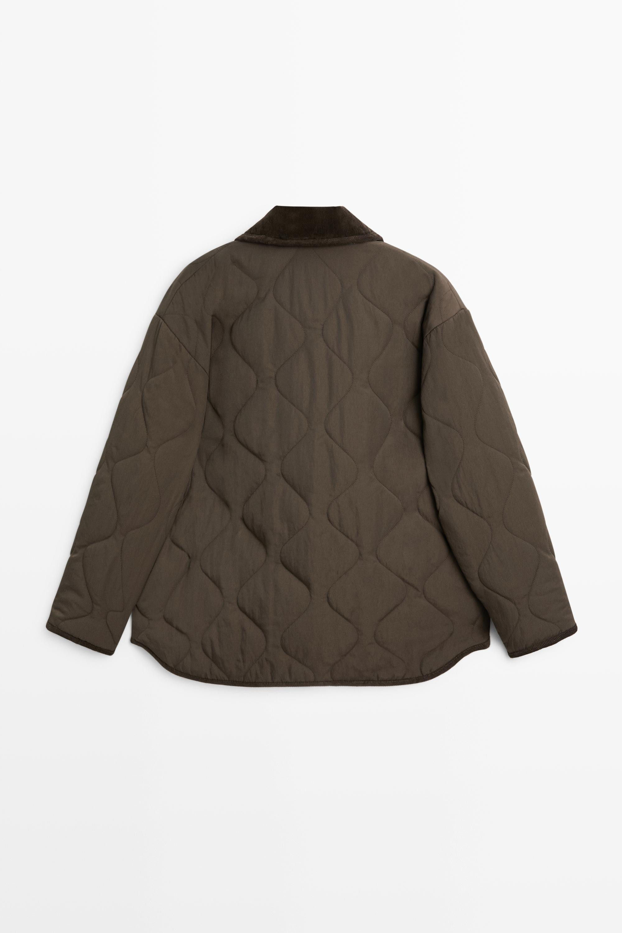 Veste \u00e0 surpiq\u00fbres ondul\u00e9es | Massimo Dutti FR
