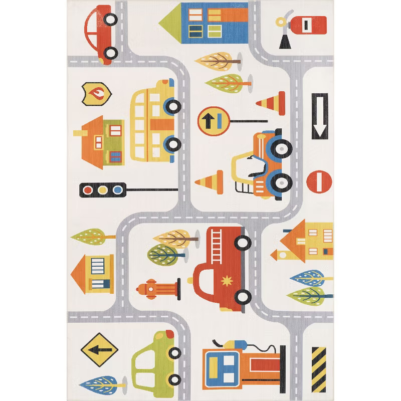 nuLOOM Carmina City Streets Machine Washable Kids Area Rug | Target