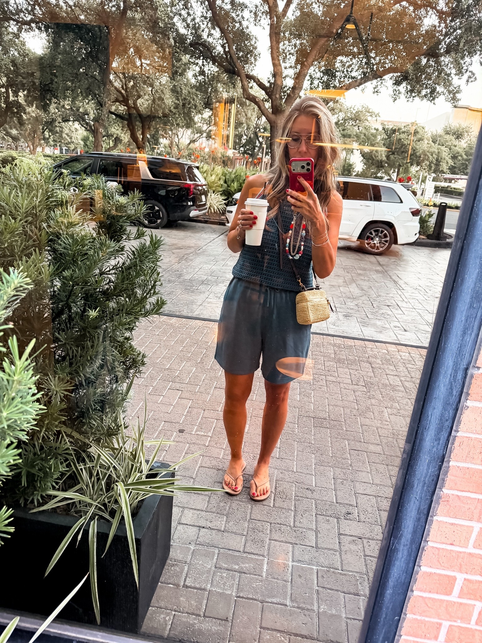 Very rarely do I find a pair of shorts that I actually like and these are a bit of a splurge but the length in the cut in the material are perfect perfect perfect love this @Varley  set 
Sz medium Amazon

#LTKootd #LTKOver40 #LTKgrwm