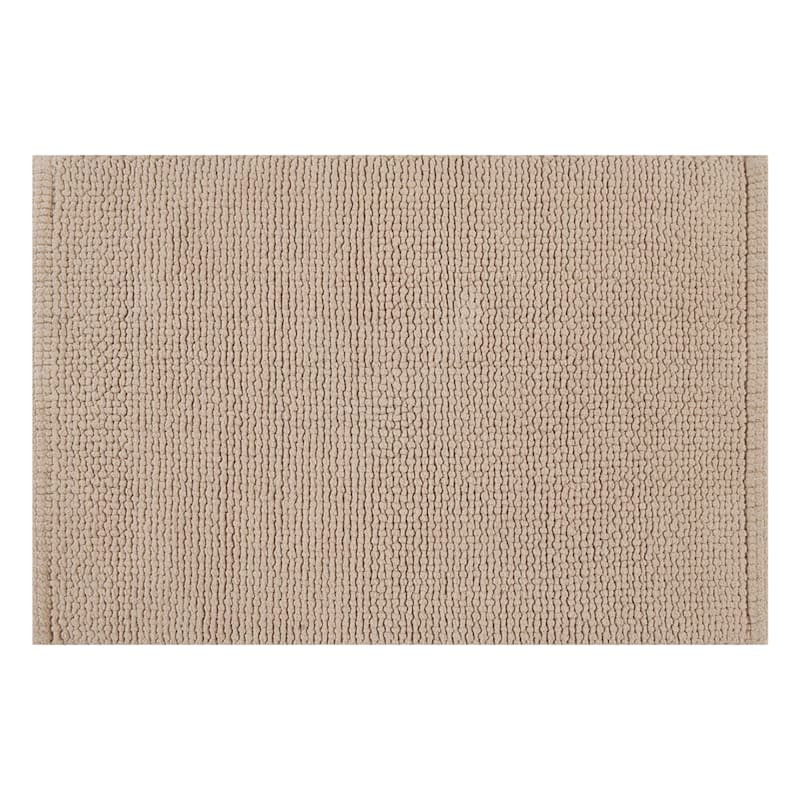 Grey Braided Cotton Bath Rug, 20x30 | At Home