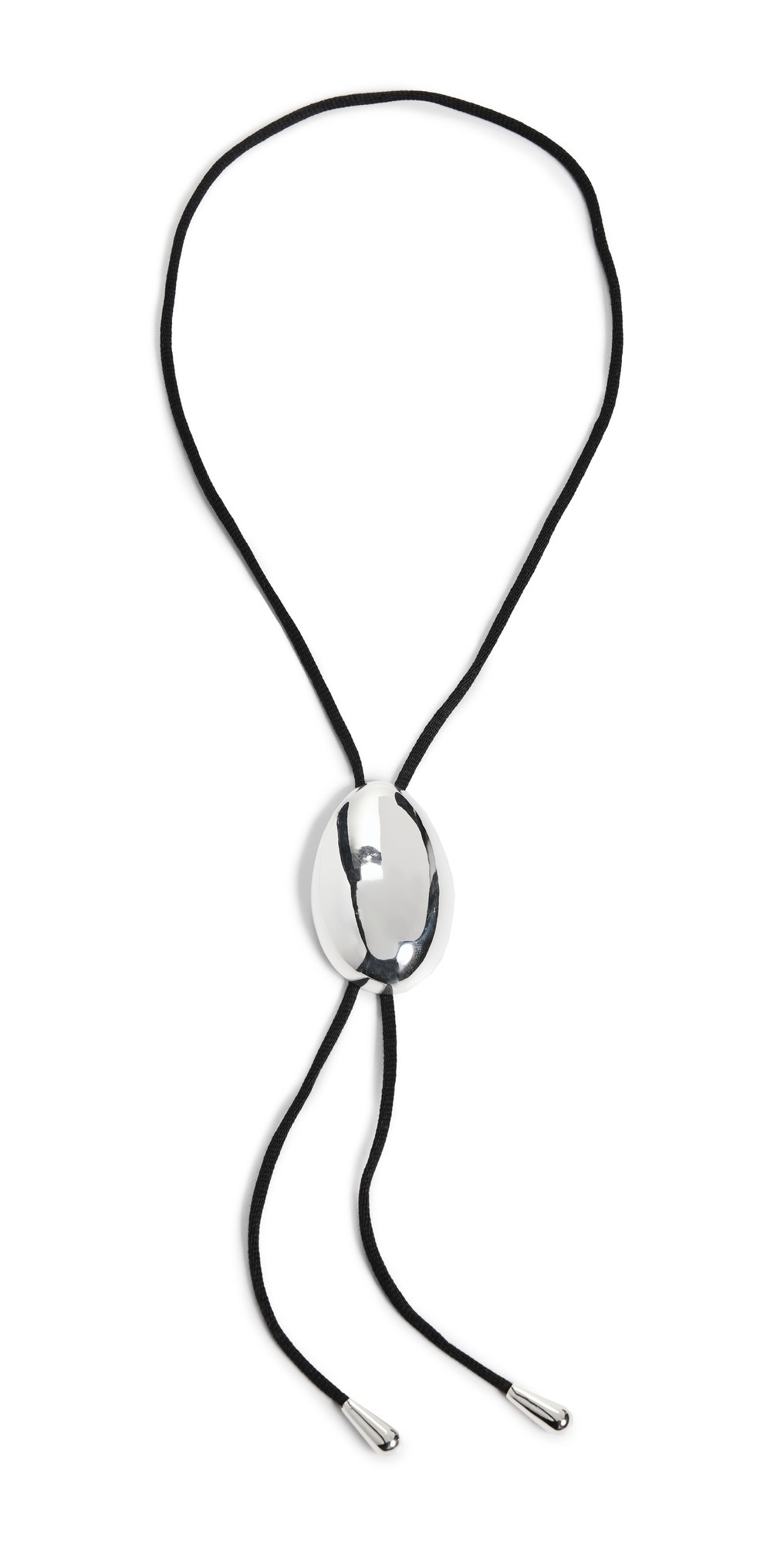 Annika Inez Verical Bolo Pendant Necklace Silver One Size | Shopbop