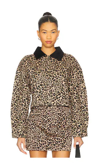 Cropped Barn Jacket in Meow | Revolve Clothing (Global)