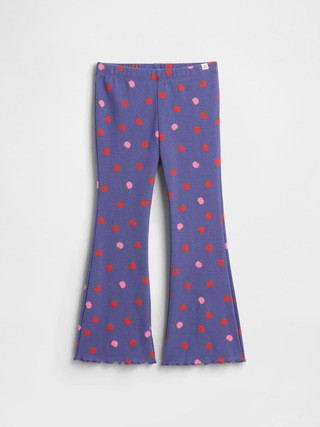babyGap Ribbed Pull-On Print Flare Leggings | Gap Factory | Gap Factory