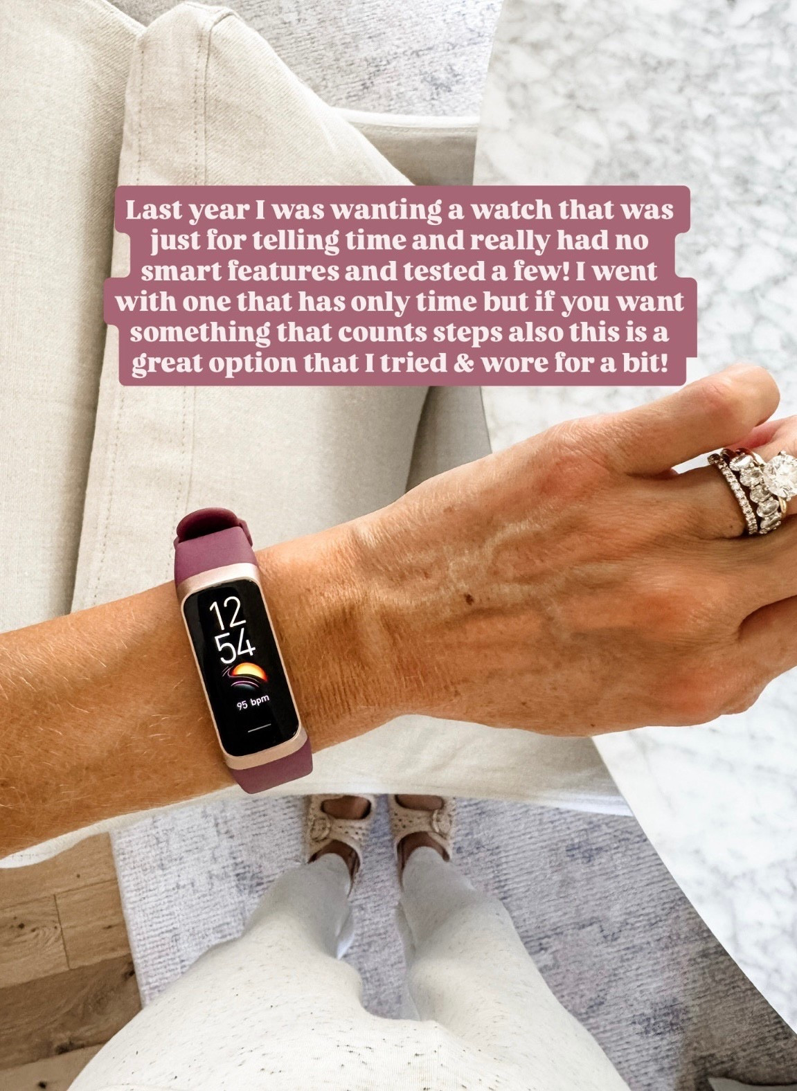 I got this watch off Amazon that tells time & counts your steps! It’s great if you’re wanting an active watch that’s more disconnected than a smart watch!

Loverly Grey, digital watch, counting steps, active watch, fitness, 2026 goals 

#LTKActive
