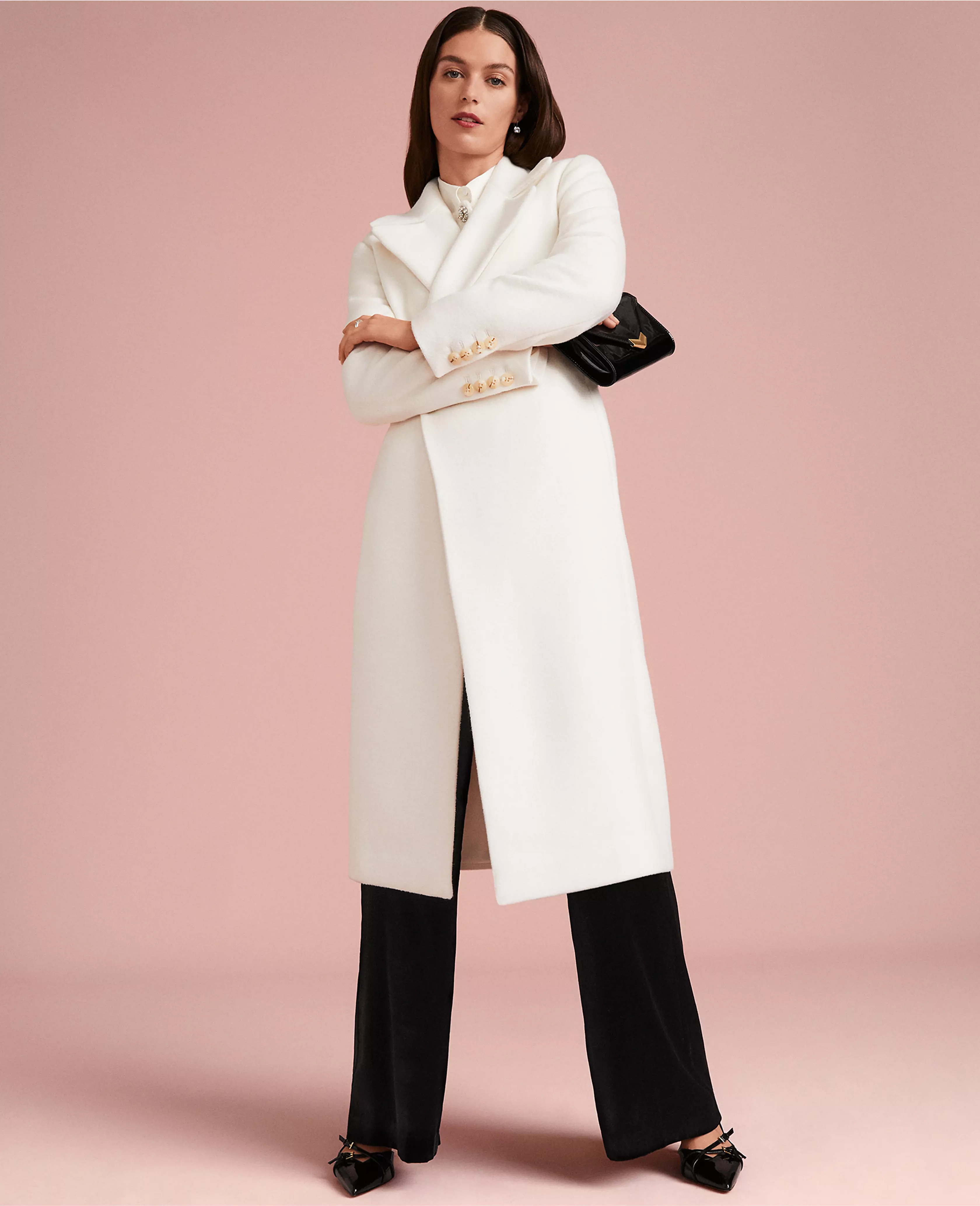 Petite Double Breasted Coat | Ann Taylor