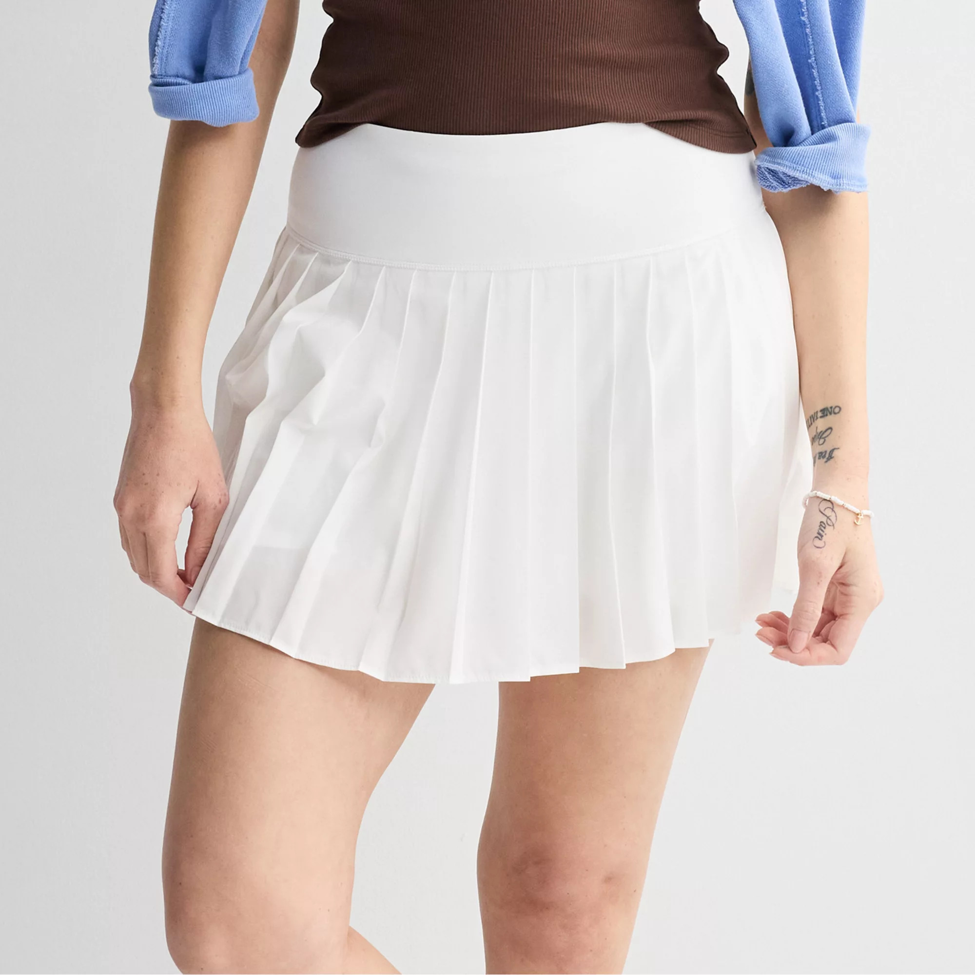 Juniors' SO\u00ae Woven Pleated Skort | Kohl's