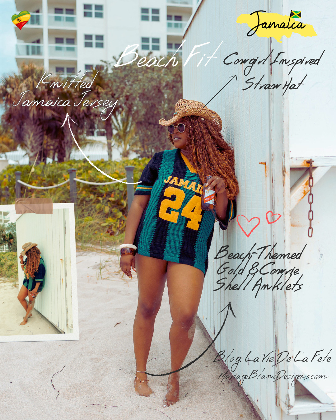 Beach state of mind, styled & simplified 🌊🏖️

Outfit Deets:
✨ Knitted Jamaica Jersey  (Missguided)
✨ Gold Seashell & Cowrie Shell Anklets (SHEIN)

P.S. I'm in love w/this hat! The built-in wiring lets you mold and shape it exactly how you like it 🤍 

 #LTKootd #LTKPlusSize #LTKTravel