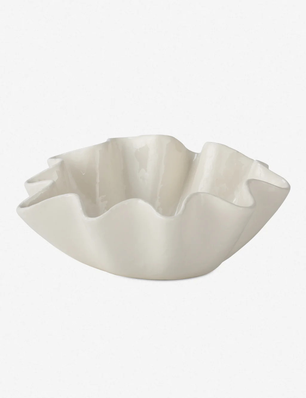 Ruffle Ceramic Bowl by Regina Andrew | Lulu and Georgia 